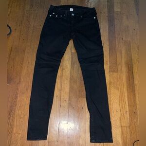 True Religion Women’s Skinny Stretch Jeans Black.W 30” L 28”.